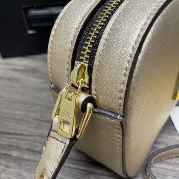 Dolce & Gabbana Crossbody 3.5 Bag Gold For Women 7.5in/19cm DG