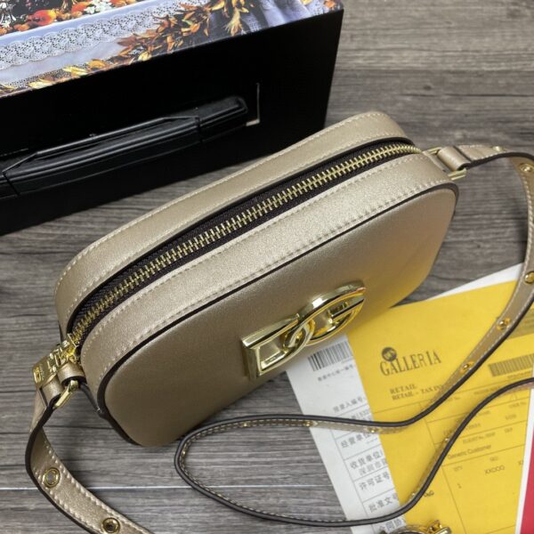 Dolce & Gabbana Crossbody 3.5 Bag Gold For Women 7.5in/19cm DG