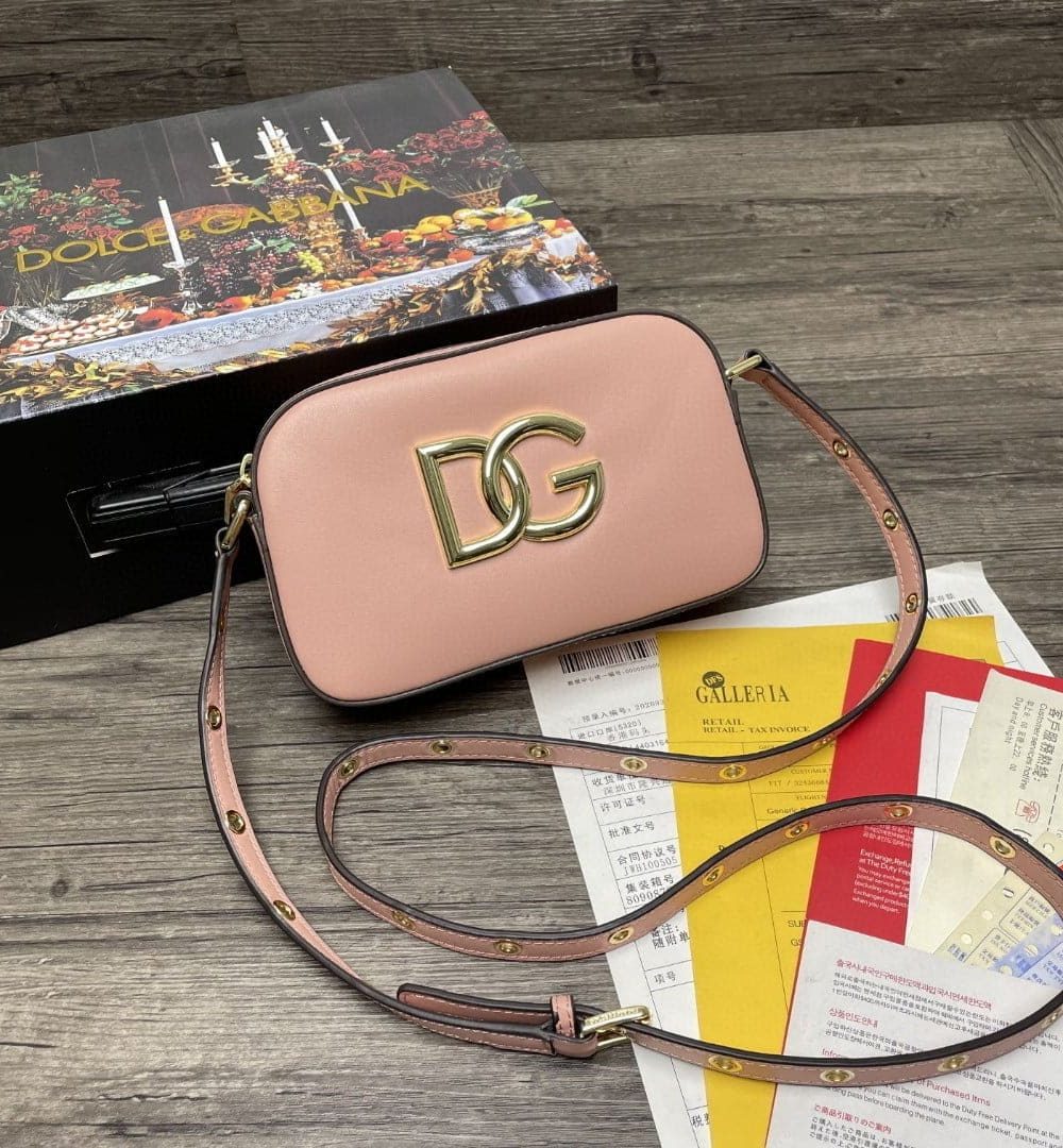 Dolce & Gabbana Crossbody 3.5 Bag Light Pink For Women 7.5in/19cm DG