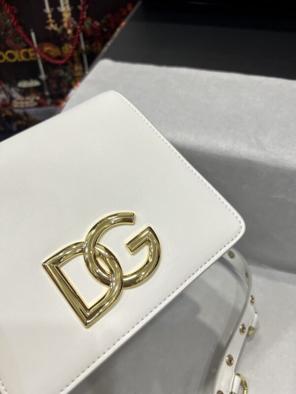 Dolce & Gabbana Crossbody 3.5 Bag White For Women 6.9in/18cm DG BB7037AW57680002