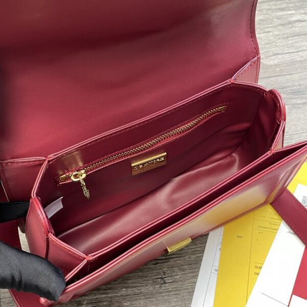 Dolce & Gabbana DG Girls Bag In Quilted Nappa Burgundy For Women 10.6in/27cm DG