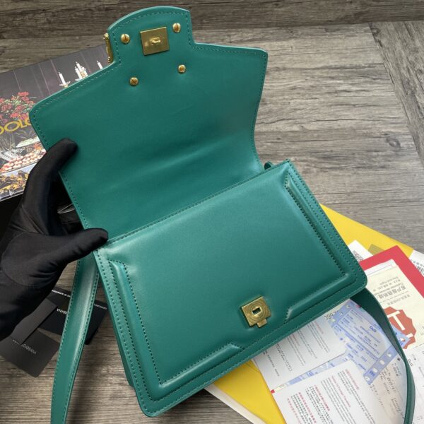 Dolce & Gabbana DG Girls Bag In Quilted Nappa Green For Women 10.6in/27cm DG