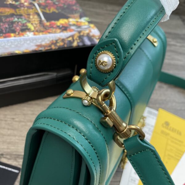 Dolce & Gabbana DG Girls Bag In Quilted Nappa Green For Women 10.6in/27cm DG