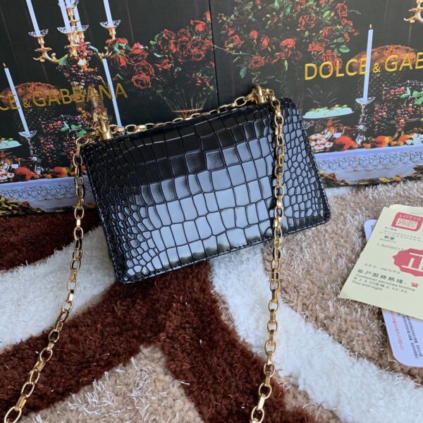 Dolce & Gabbana DG Girls Cross Body Bag Black For Women 8.3in/21cm DG
