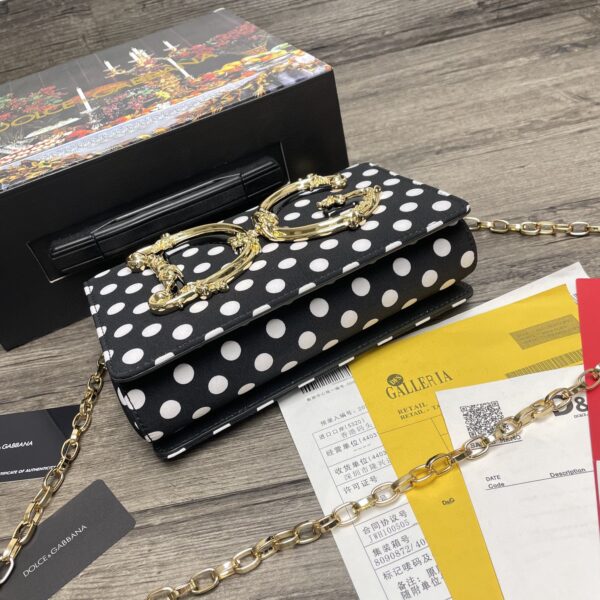 Dolce & Gabbana DG Girls CrossBody Bag With Polka Dots Muticolour For Women 8.3in/21cm DG