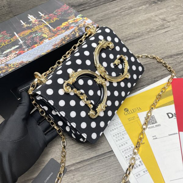 Dolce & Gabbana DG Girls CrossBody Bag With Polka Dots Muticolour For Women 8.3in/21cm DG