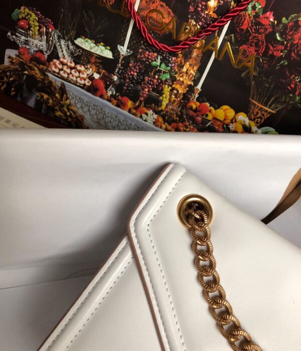 Dolce & Gabbana Medium Devotion Bag White For Women 8.1in/20.5cm DG
