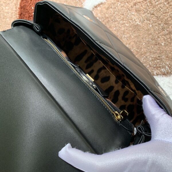 Dolce & Gabbana Medium Sicily Bag In Quilted Black For Women 10.2in/26cm DG BB6002AW59180999