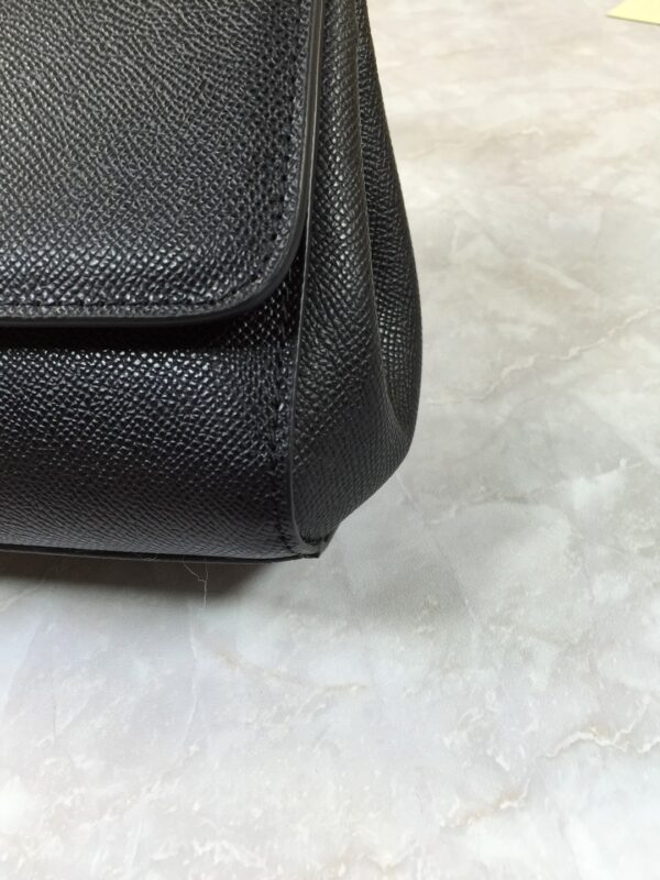 Dolce & Gabbana Medium Sicily Handbag In Dauphine Black For Women 10.2in/26cm DG  BB4347A100180999