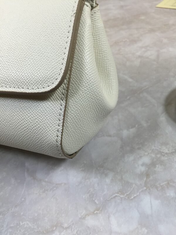 Dolce & Gabbana Medium Sicily Handbag In Dauphine White For Women 10.2in/26cm DG BB4347A100180001