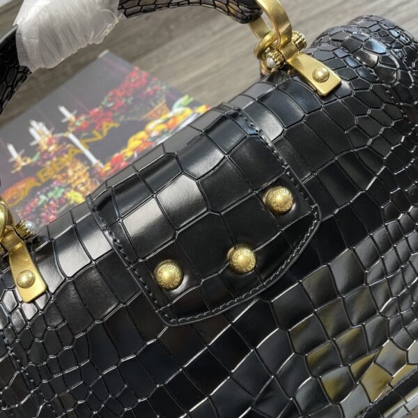 Dolce & Gabbana Print DG Girls Bag Black For Women 10.6in/27cm DG