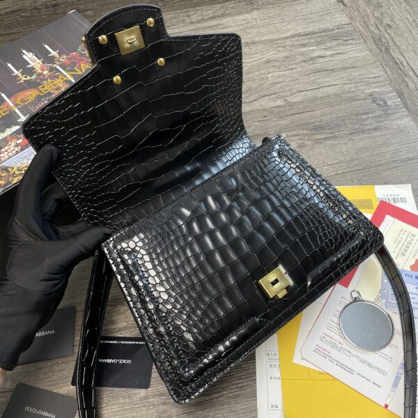 Dolce & Gabbana Print DG Girls Bag Black For Women 10.6in/27cm DG