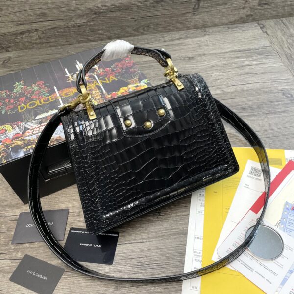 Dolce & Gabbana Print DG Girls Bag Black For Women 10.6in/27cm DG