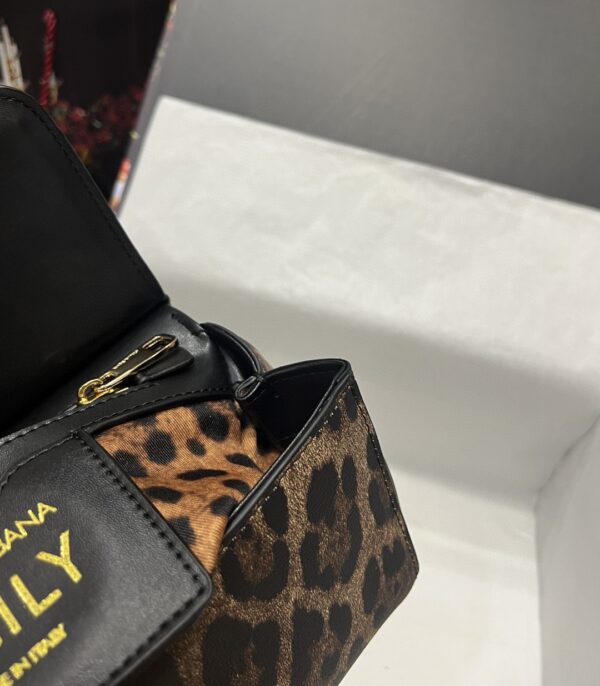 Dolce & Gabbana Sicily Bag In Leopard-Print Pony Hair Multicolour For Women 7.9in/20cm DG