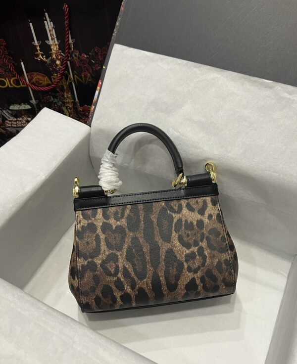 Dolce & Gabbana Sicily Bag In Leopard-Print Pony Hair Multicolour For Women 7.9in/20cm DG