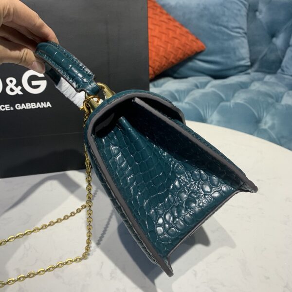 Dolce & Gabbana Small Devotion Bag Blue For Women 7.5in/19cm DG