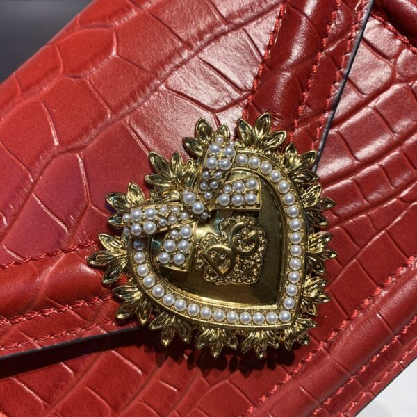 Dolce & Gabbana Small Devotion Bag Red For Women 7.5in/19cm DG