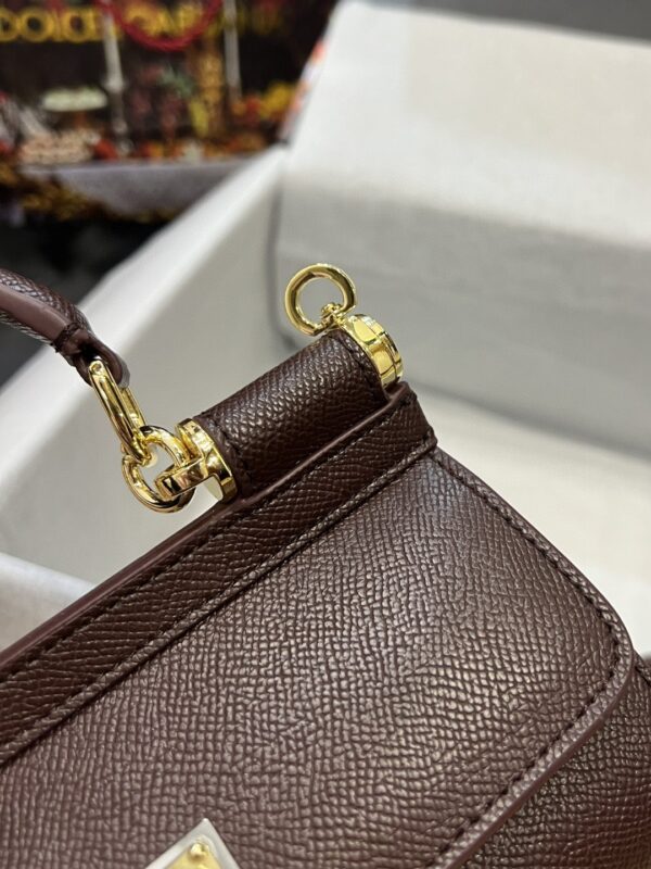 Dolce & Gabbana Small Sicily Bag In Dauphine Purple For Women 7.5in/19cm DG BB7116A10018M073
