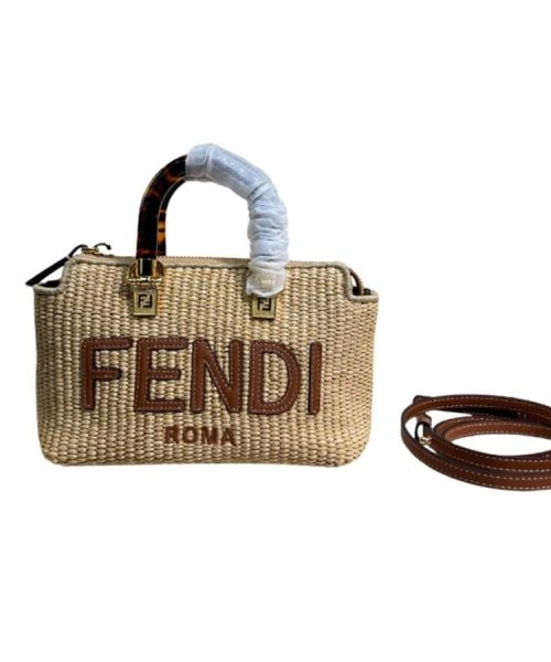 1:1 Replica Fendi Anws By The Way Mini Bag Brown For Women 18cm / 17.1in