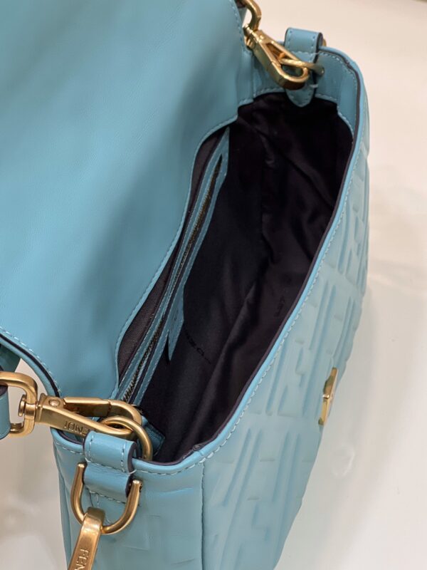 1:1 Replica Fendi Baguette Teal For Women, Women's Handbags, Shoulder And Crossbody Bags 10.6in/27cm FF 8BR600