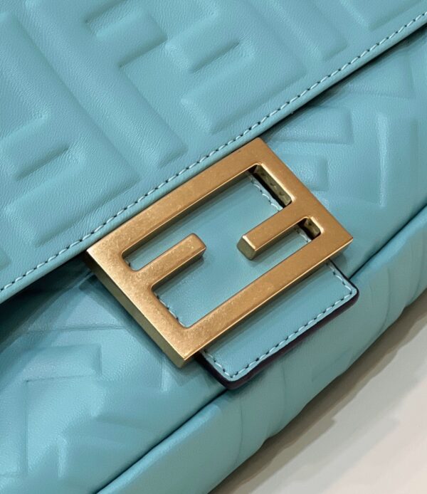 1:1 Replica Fendi Baguette Teal For Women, Women's Handbags, Shoulder And Crossbody Bags 10.6in/27cm FF 8BR600