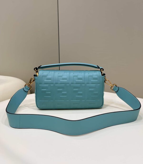 1:1 Replica Fendi Baguette Teal For Women, Women's Handbags, Shoulder And Crossbody Bags 10.6in/27cm FF 8BR600
