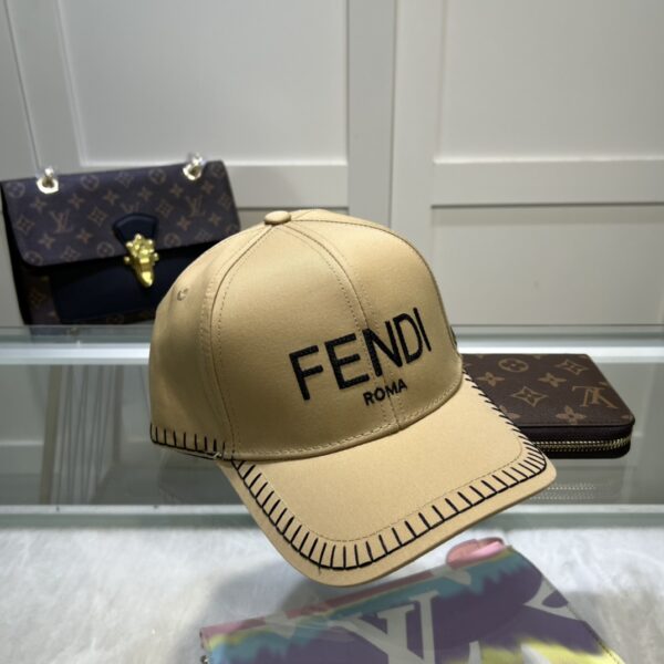 Fendi Baseball Cap Beige Fendi Cap