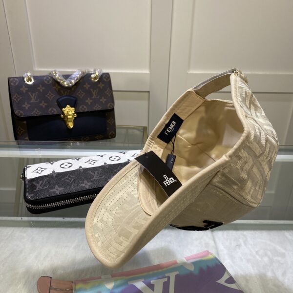 Fendi Baseball Cap Beige Fendi Cap