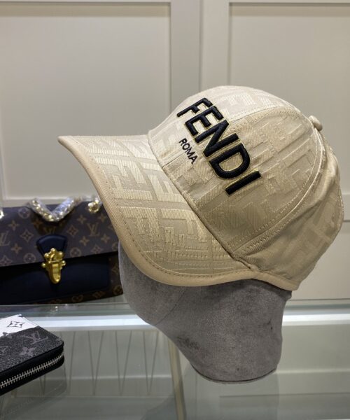 Fendi Baseball Cap Beige Fendi Cap