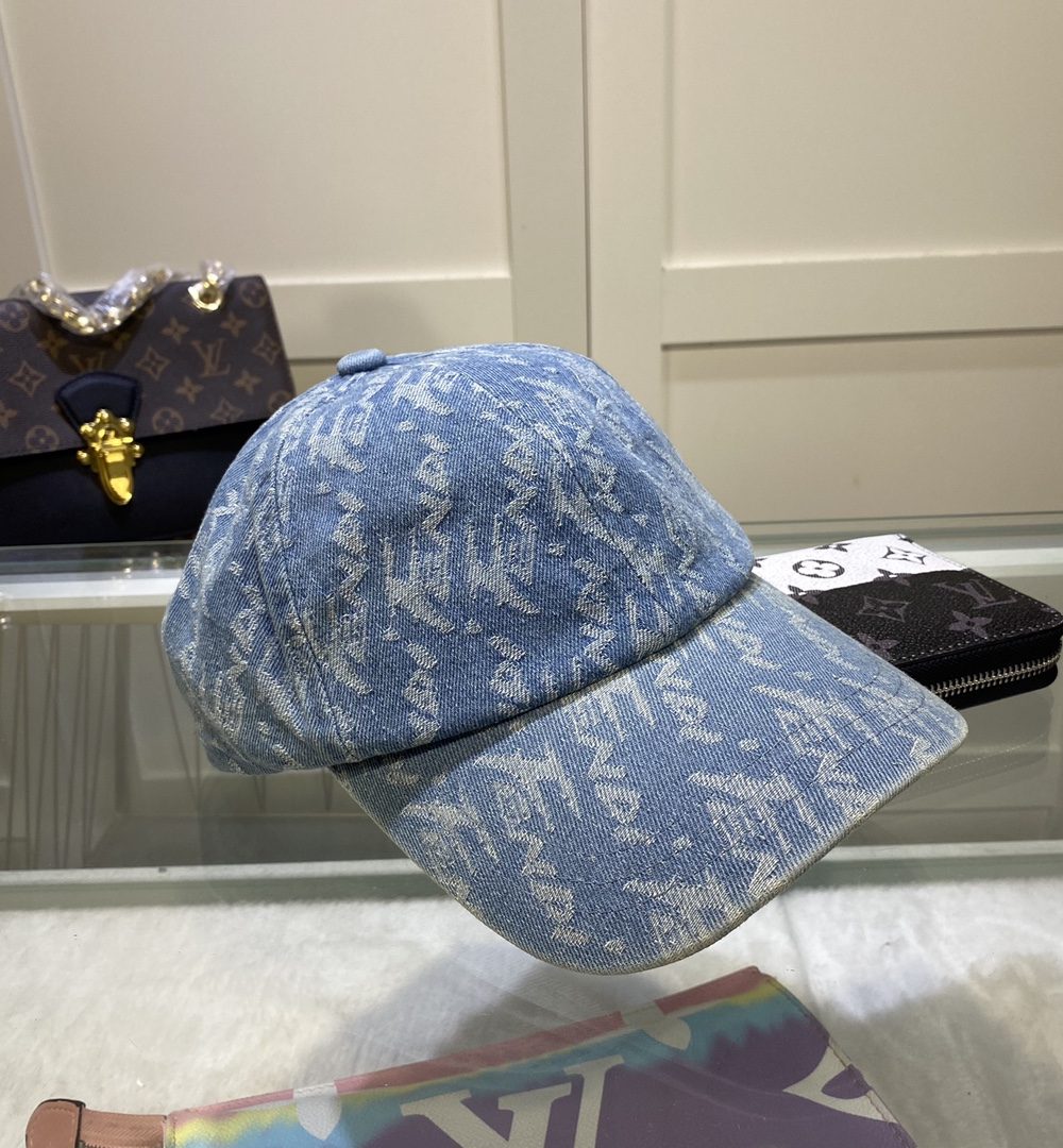 Fendi Baseball Cap Blue Fendi Cap