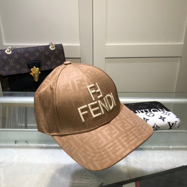 Fendi Baseball Cap Brown Fendi Cap
