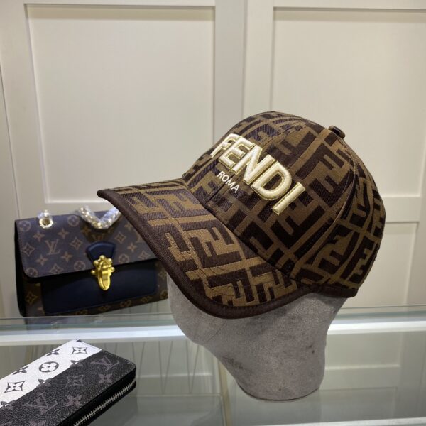 Fendi Baseball Cap Brown Fendi Cap