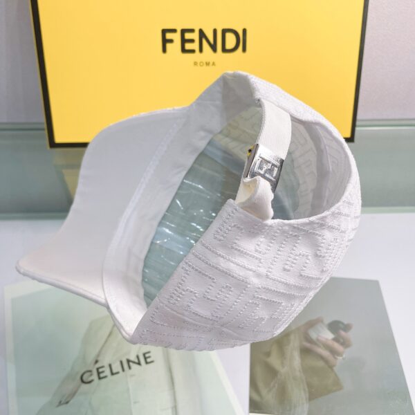 Fendi Baseball Cap White Fendi Cap
