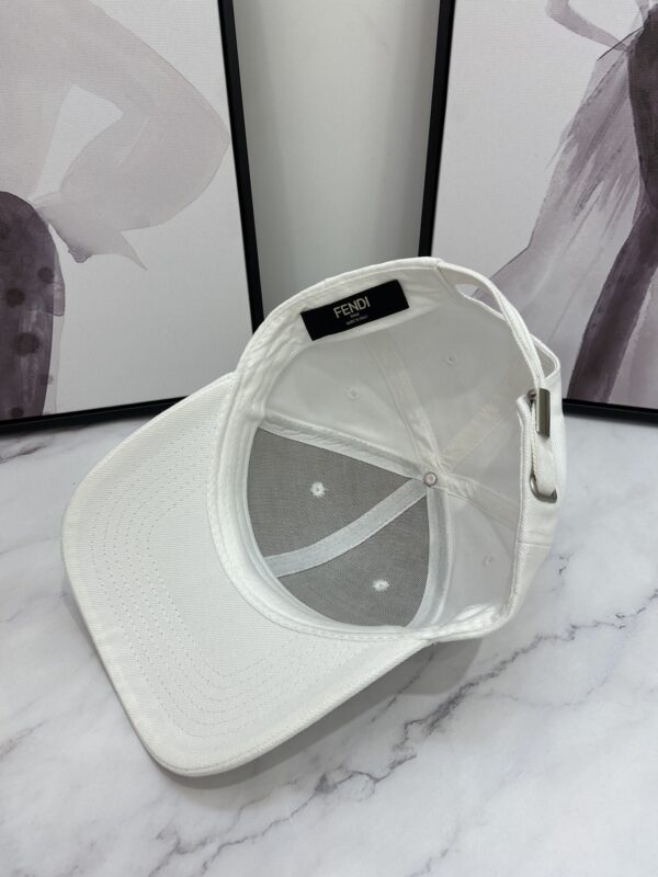 Fendi Baseball Cap White Fendi Cap