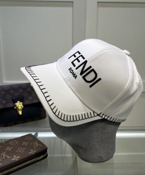 Fendi Baseball Cap White Fendi Cap