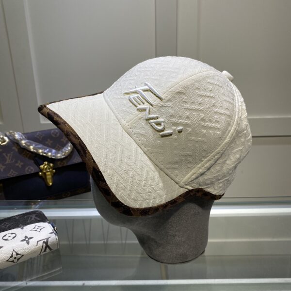 Fendi Baseball Cap White Fendi Cap