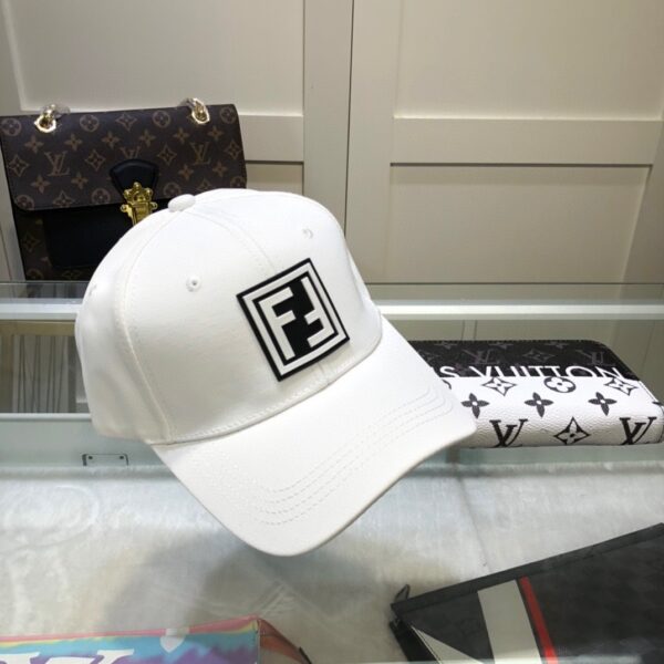 Fendi Baseball Cap White Fendi Cap