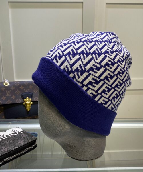 Fendi Beanie In Blue