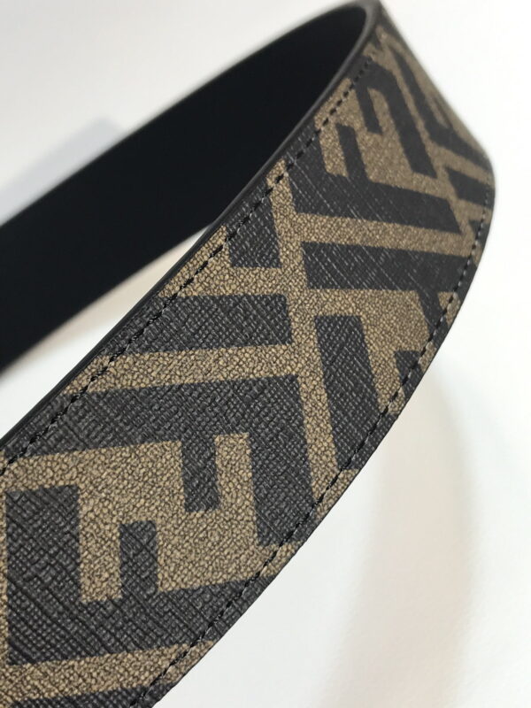 1:1 Replica Fendi Belt Black FF, Women Belt 7C0432AH8YF1FMW