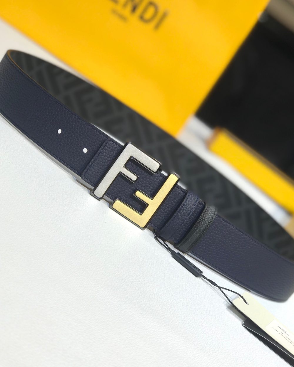 1:1 Replica Fendi Belt Black FF Women Belt 7C0465