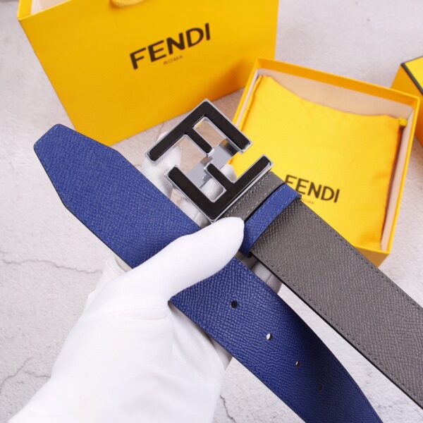 1:1 Replica Fendi Belt With Double F Buckle Black For Women, Women Belt