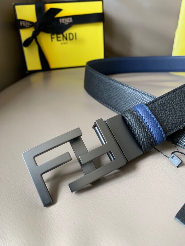 1:1 Replica Fendi Belt With Double F Buckle Black For Women, Women Belt