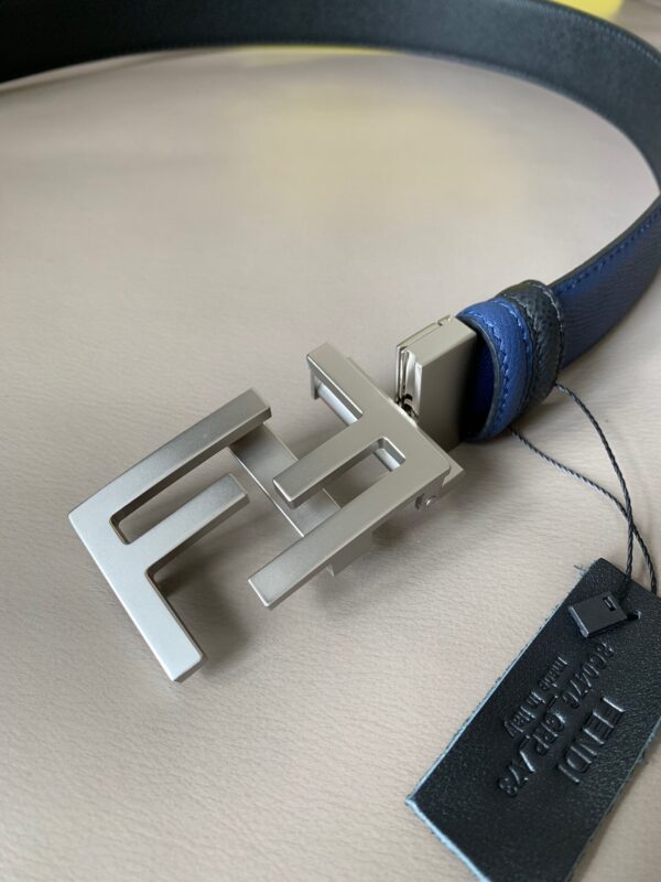 1:1 Replica Fendi Belt With Double F Buckle Black For Women, Women Belt