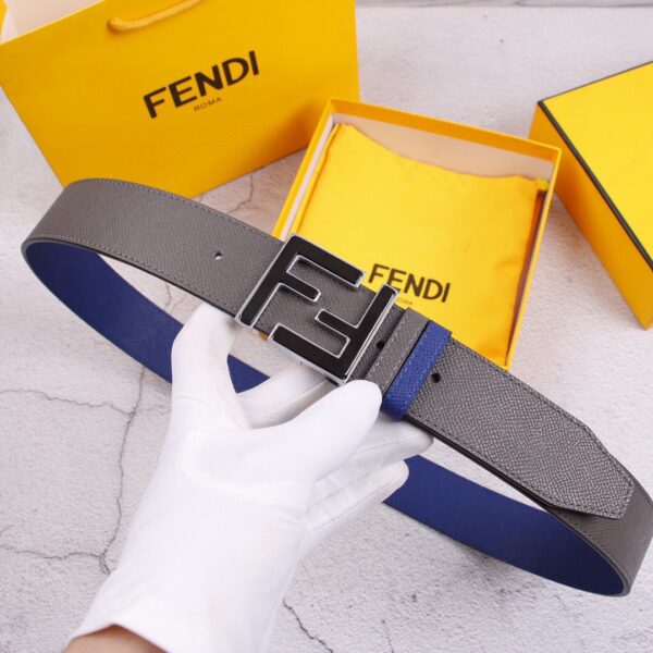 1:1 Replica Fendi Belt With Double F Buckle Black For Women, Women Belt
