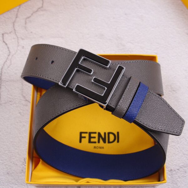 1:1 Replica Fendi Belt With Double F Buckle Black For Women, Women Belt