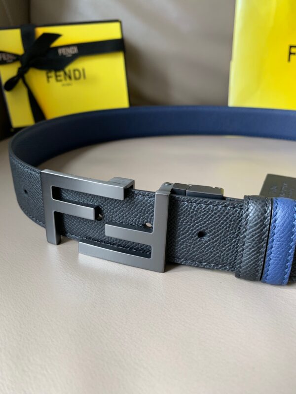 1:1 Replica Fendi Belt With Double F Buckle Black For Women, Women Belt