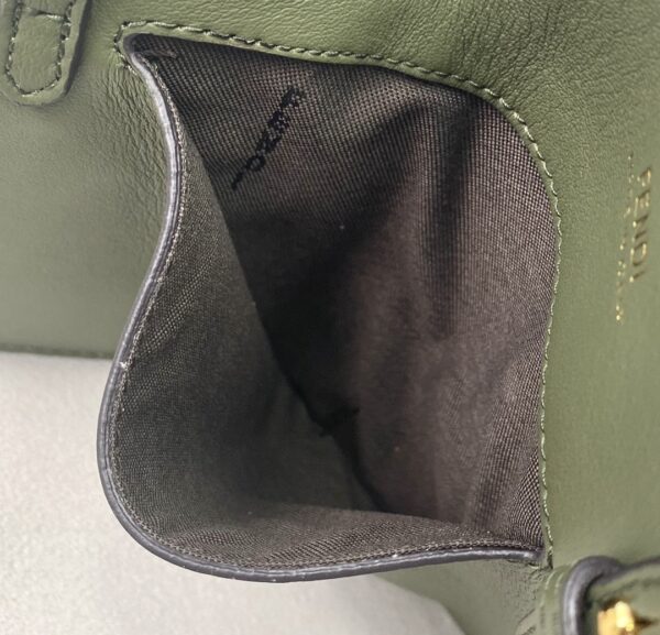 1:1 Replica Fendi Bustine 2 Pockets Mini Olive Bag For Woman 16cm/6in