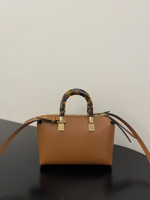 1:1 Replica Fendi By The Way Brown Mini Bag For Woman 17cm/6.5in