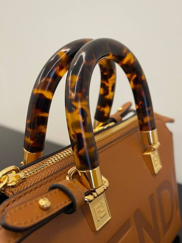 1:1 Replica Fendi By The Way Brown Mini Bag For Woman 17cm/6.5in