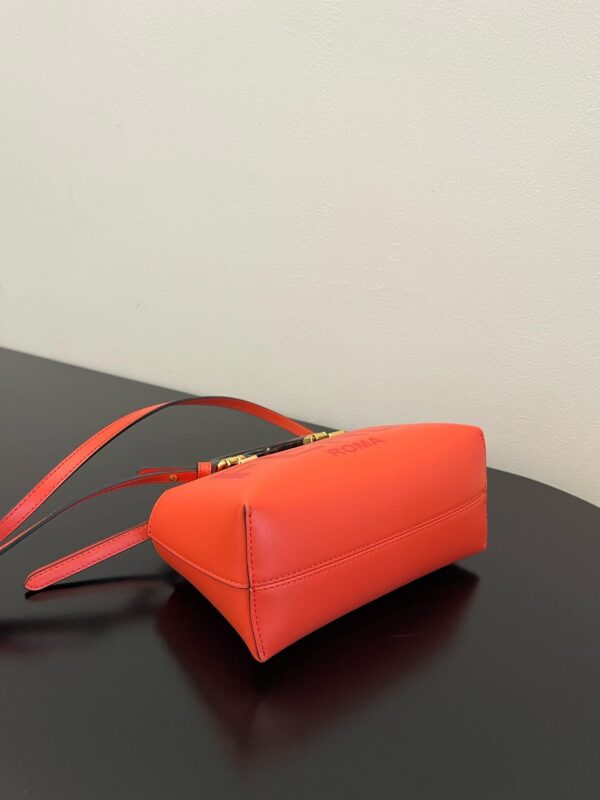 1:1 Replica Fendi By The Way Red Mini Bag For Woman 17cm/6.5in